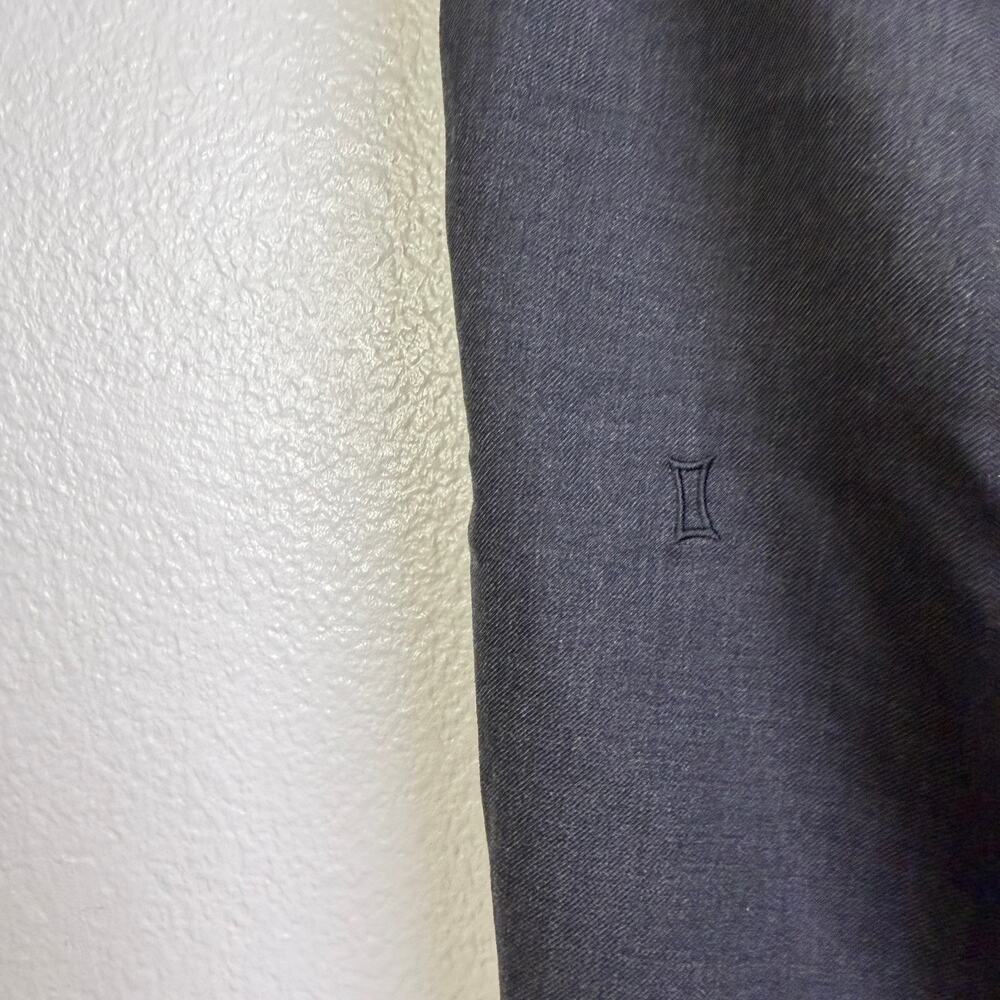 Kit and Ace Pleated Dress Pants Womens 8 Grey Wool Cashmere 26" *Undone Hem - Picture 7 of 11